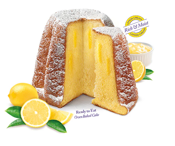 Bauli Pandoro Limonce, Pandoro with Lemon Cream Filling, 26.4 oz | 750g - Image 3